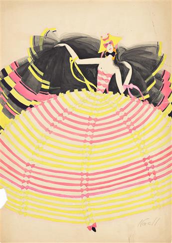 NORMAN NORELL (1900-1972) Masquerade Ball Gown.